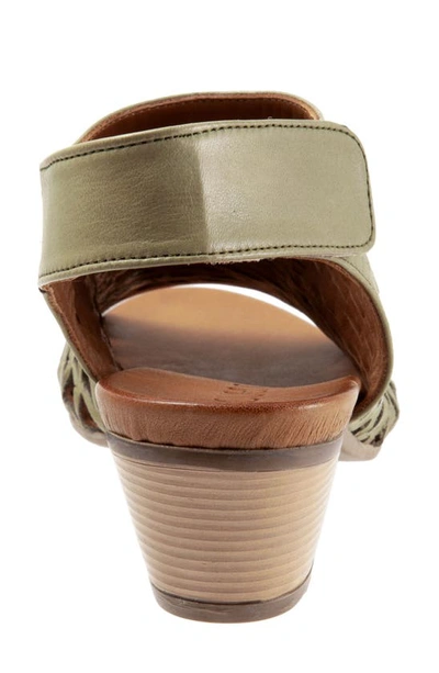 Bueno Lacey Slingback Sandal In Sage Leather