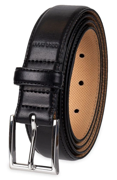 Shop Cole Haan Gramercy Leather Belt In Black