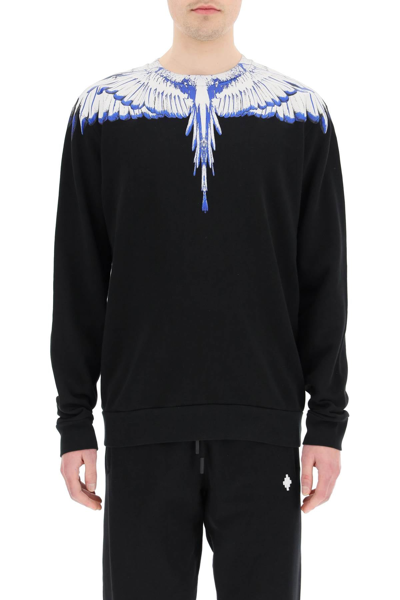 Shop Marcelo Burlon County Of Milan Marcelo Burlon Icon Wings Crewneck Sweatshirt In Mixed Colours