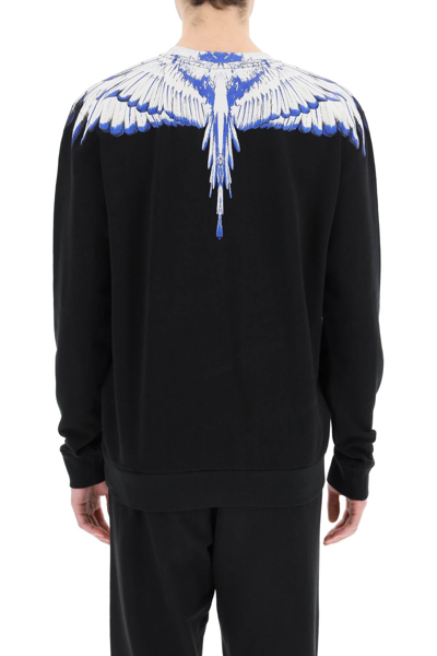 Shop Marcelo Burlon County Of Milan Marcelo Burlon Icon Wings Crewneck Sweatshirt In Mixed Colours