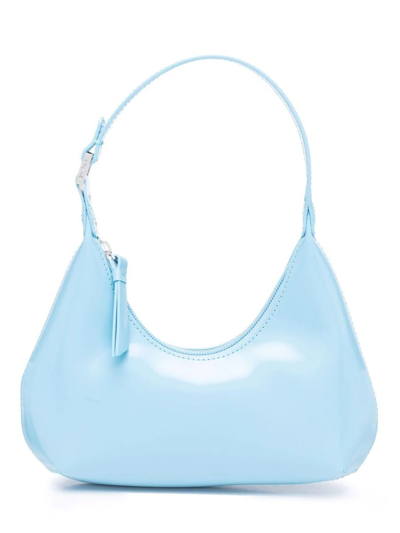 Shop By Far Baby Amber Light Blue Shoulder Bag