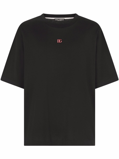 Shop Dolce E Gabbana Men's Black Cotton T-shirt