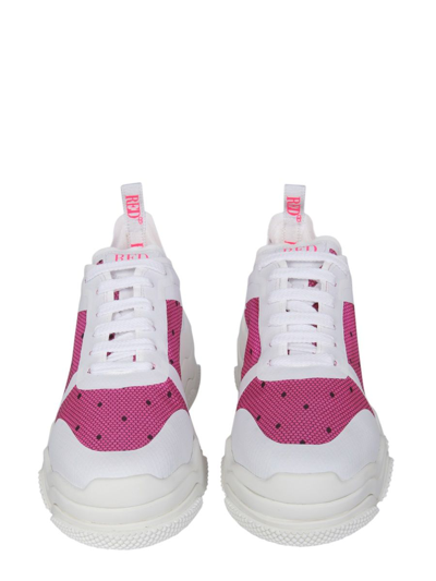 Shop Red Valentino Women's White Other Materials Sneakers