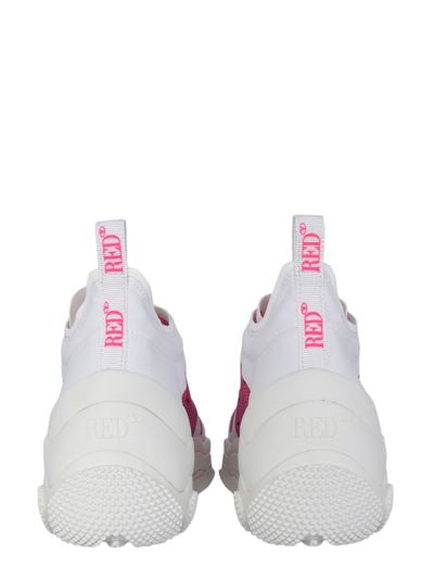 Shop Red Valentino Women's White Other Materials Sneakers