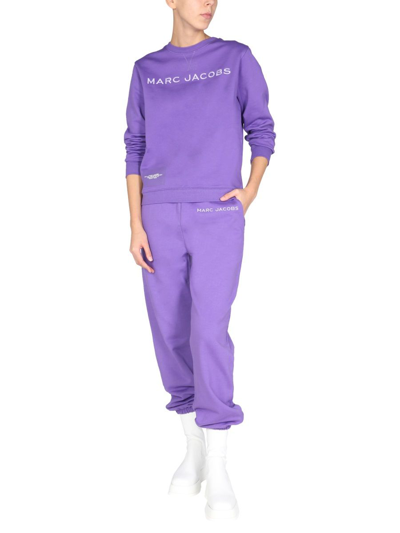 Shop Marc Jacobs Women's Purple Other Materials Joggers