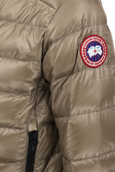 Shop Canada Goose Crofton - Down Jacket In Beige