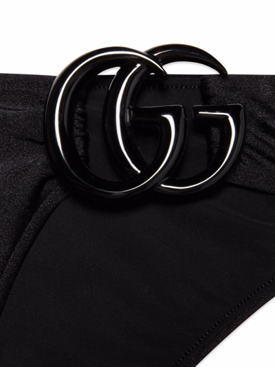 Shop Gucci Bikini Gg In Black