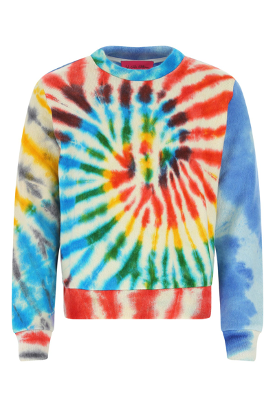 Shop The Elder Statesman Multicolor Cashmere Sweater  Multicoloured  Uomo Xl