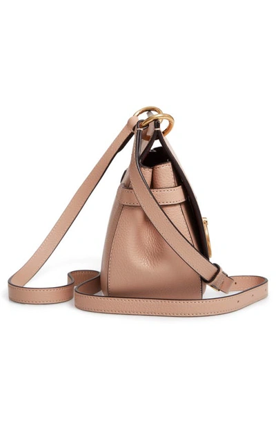 Shop Mulberry Small Amberley Leather Crossbody Bag In Rosewater