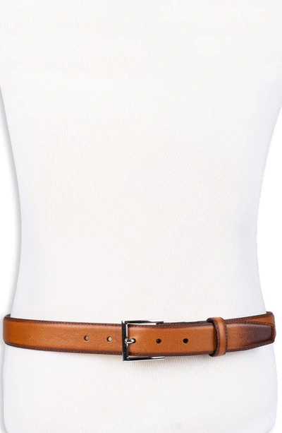 Cole Haan Harrison Leather Belt In British Tan