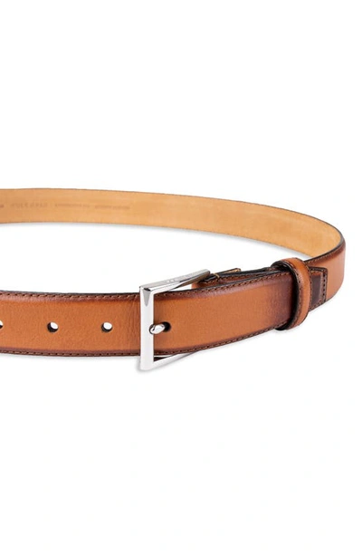 Shop Cole Haan Harrison Leather Belt In British Tan