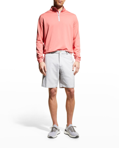 Peter Millar Salem High Drape Performance Shorts In Brit Grey