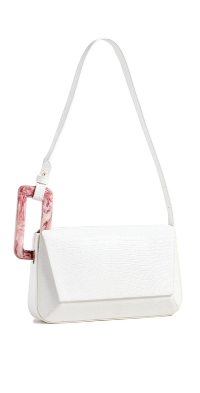 Shop Mlouye Studio Bag In Lizard White