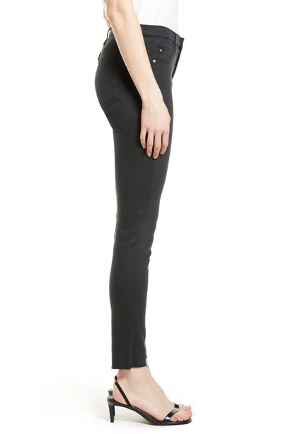 Shop Ag The Legging Ankle Super Skinny Jeans In Charcoal Black