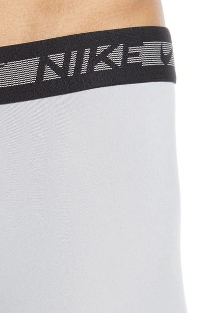 Shop Nike Dri-fit Flex 3-pack Performance Boxer Briefs In Grey