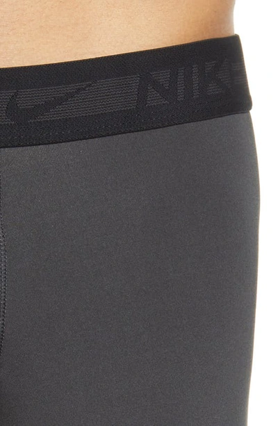 Shop Nike Dri-fit Flex 3-pack Performance Boxer Briefs In Berry/ Dk Grey/ Lime Glow
