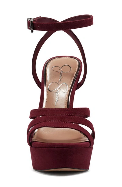 Jessica Simpson Balina Platform Sandal In Berrilicious