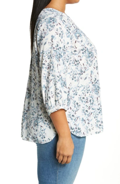 Shop Nydj Blouse In Frosted Willow