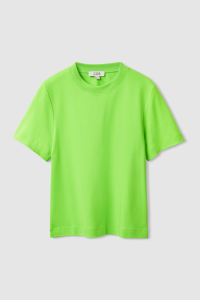Shop Cos The Clean Cut T-shirt In Green