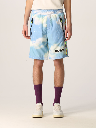 Shop Barrow Bermuda Shorts In Cotton With Print In Multicolor
