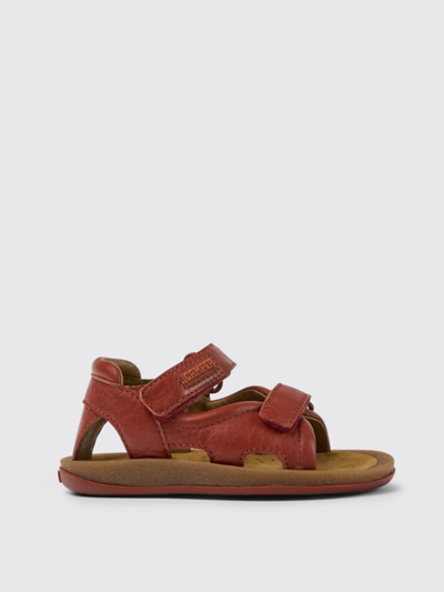 Shop Camper Bicho  Sandals In Calfskin In Red