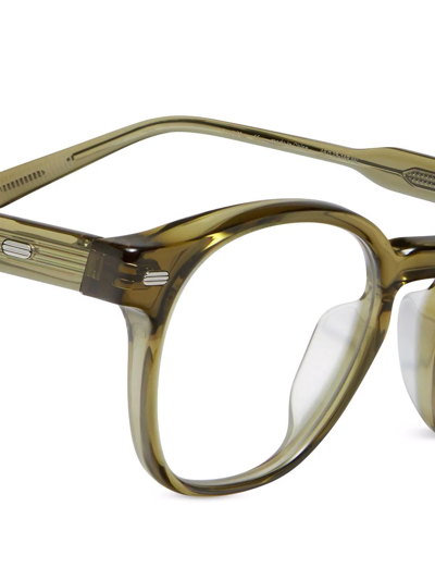 Shop Gentle Monster Eddy A Kc1 Square Glasses In Green