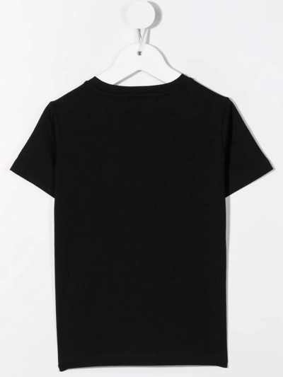 Shop Versace Dream-print Short-sleeve T-shirt In Black