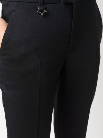 Lorena Antoniazzi Mid-rise Tailored Trousers In Black