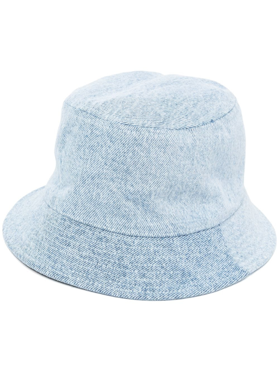 Shop Isabel Marant Haley Bucket Hat In Blue