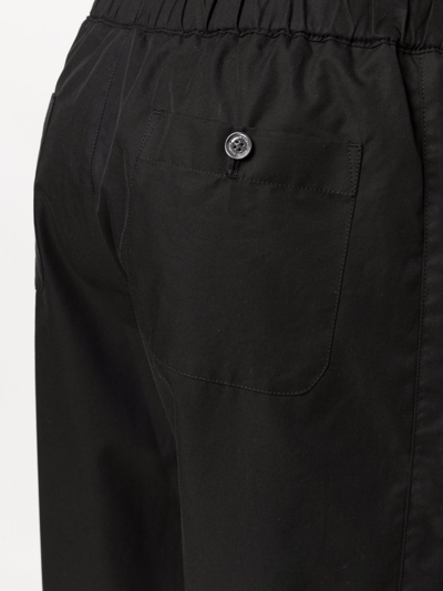 Alexander Mcqueen Cotton, Wool, And Mohair Shorts In Black