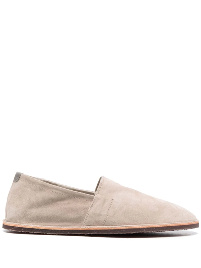 Brunello Cucinelli Beige Round Toe Loafers
