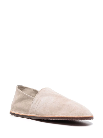 Brunello Cucinelli Beige Round Toe Loafers