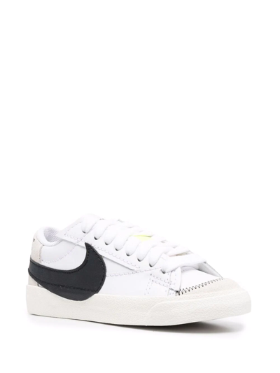 Shop Nike Blazer Low '77 Jumbo Sneakers In White