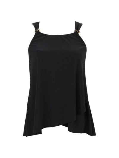 Shop Miraclesuit Women's Dd Razzle Dazzle Tankini Top In Black