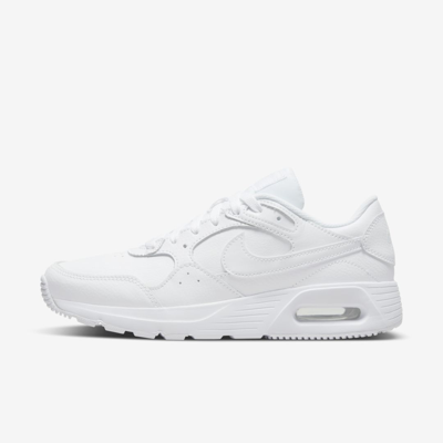 Shop Nike Women's Air Max Sc Leather Shoes In White