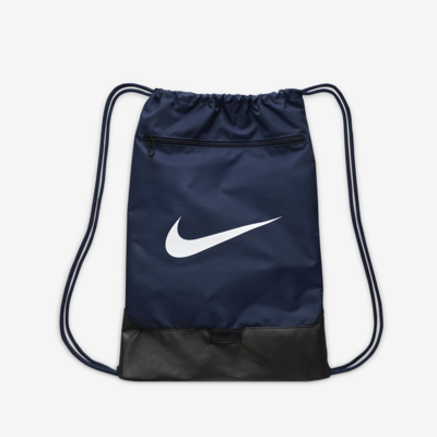 Shop Nike Unisex Brasilia 9.5 Training Gym Sack (18l) In Blue