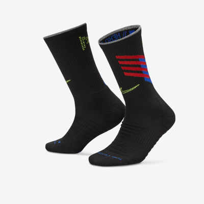 Nike Everyday Max Metcon Cushioned Crew Training Socks In Black/racer  Blue/habanero | ModeSens