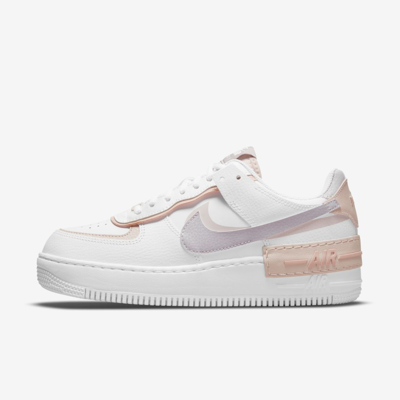 Shop Nike Air Force 1 Shadow Women's Shoes In White,pink Oxford,rose Whisper,amethyst Ash