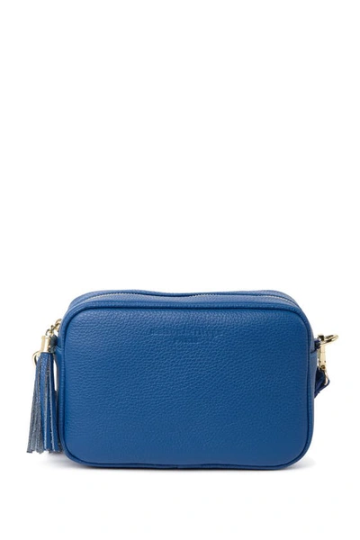 Shop Maison Heritage Gaby Leather Crossbody Bag In Electric Blue
