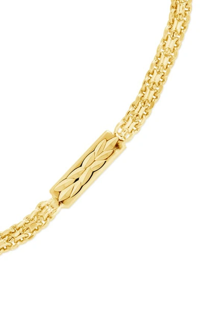 Shop Sterling Forever 14k Gold Plated Brass Textured Station Bracelet