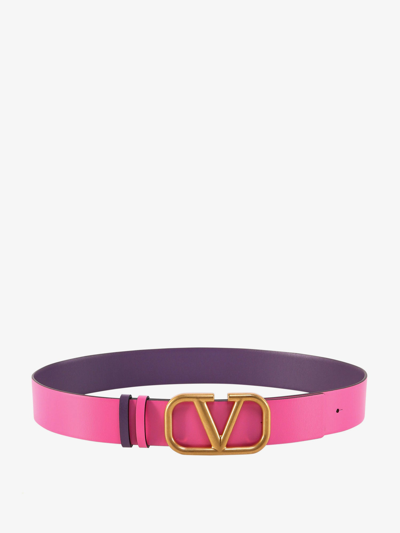 Shop Valentino Belt In Pink