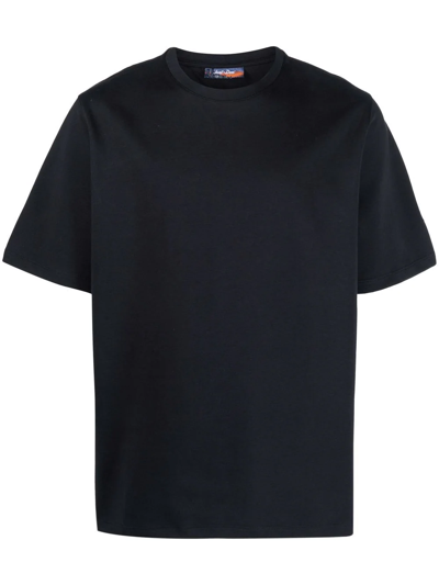 Shop Just Don Rear Logo-print T-shirt In Black