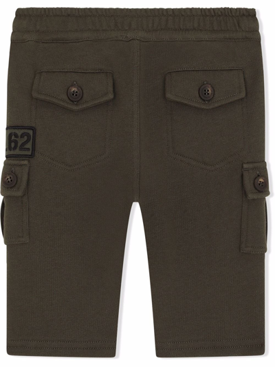 Dolce & Gabbana Drawstring-waist Trousers In Green
