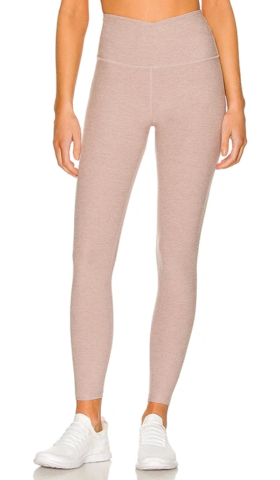 Shop Beyond Yoga Spacedye At Your Leisure High Waisted Legging In Chai