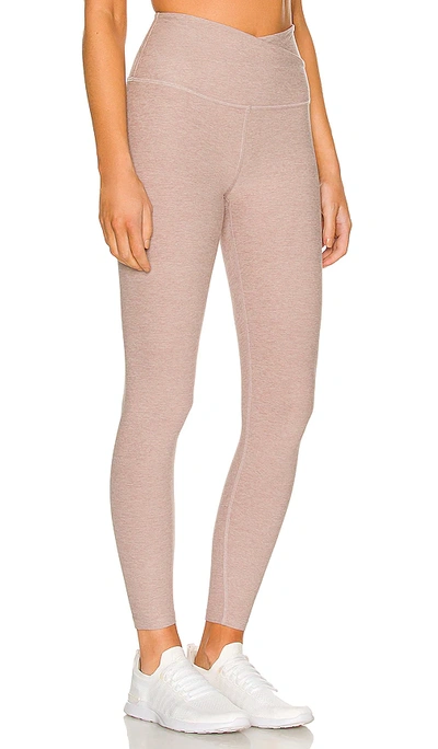 Shop Beyond Yoga Spacedye At Your Leisure High Waisted Legging In Chai
