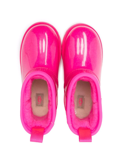 Ugg Mini Classic Ii Waterproof Clear Boot In Pink