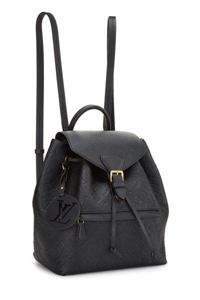 Louis Vuitton Black Monogram Empreinte Montsouris Backpack For