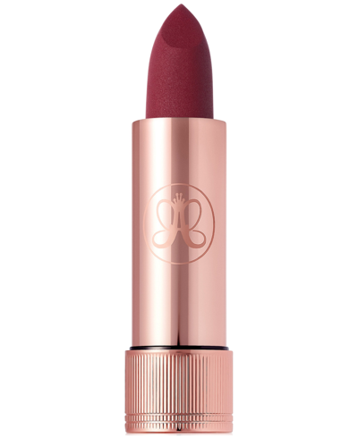 Shop Anastasia Beverly Hills Matte & Satin Velvet Lipstick In Blackberry