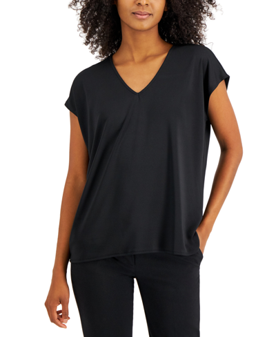 Alfani Women's Black Plus Size Tops