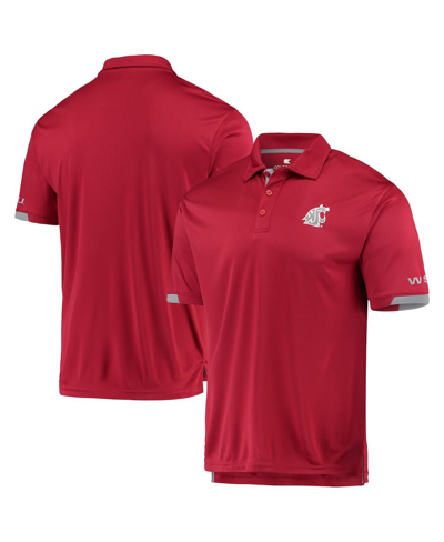 Shop Colosseum Men's  Crimson Washington State Cougars Santry Polo Shirt